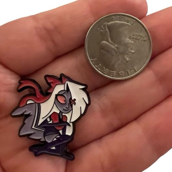 Hazbin Hotel Vaggie Enamel Pin - Picture 3 of 8